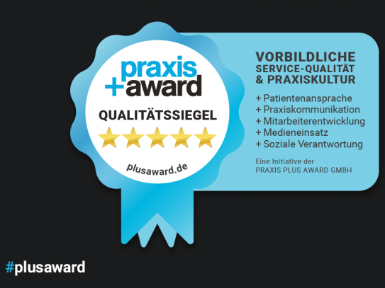 Zahnarztpraxis Ingo Töpfer erneut mit 5-Stars PraxisAward 2024 ausgezeichnet!